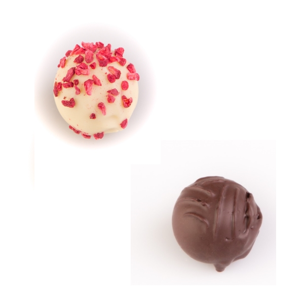 1kg 77 Half and Half Tray of Luxury Swiss Chocolate Truffles, You