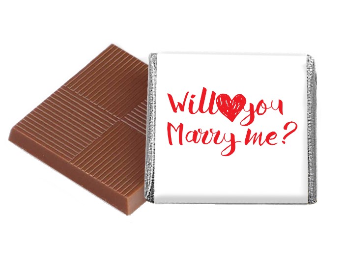Proposal Neapolitan Chocolates – Will You Marry Me? – Design 3
