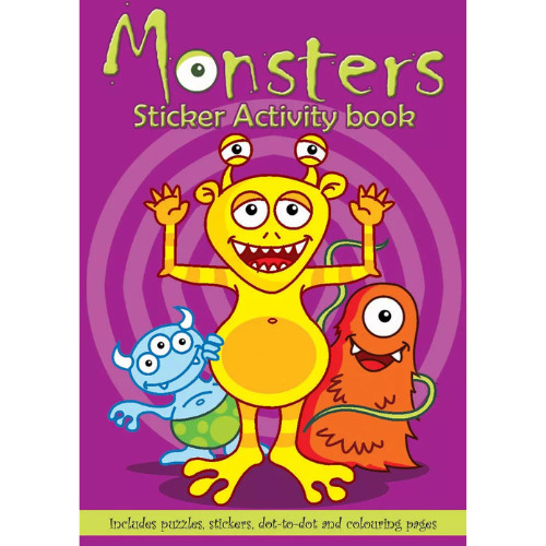 Mini Monster Sticker Book