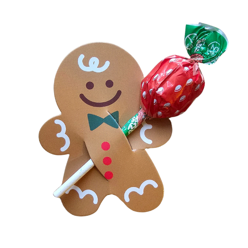 Gingerbread Man Lollypop Holder